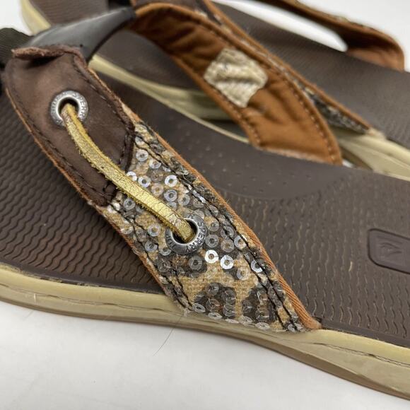 Sperry Seafish Thong Sandals Size 8 - Picture 5 of 10